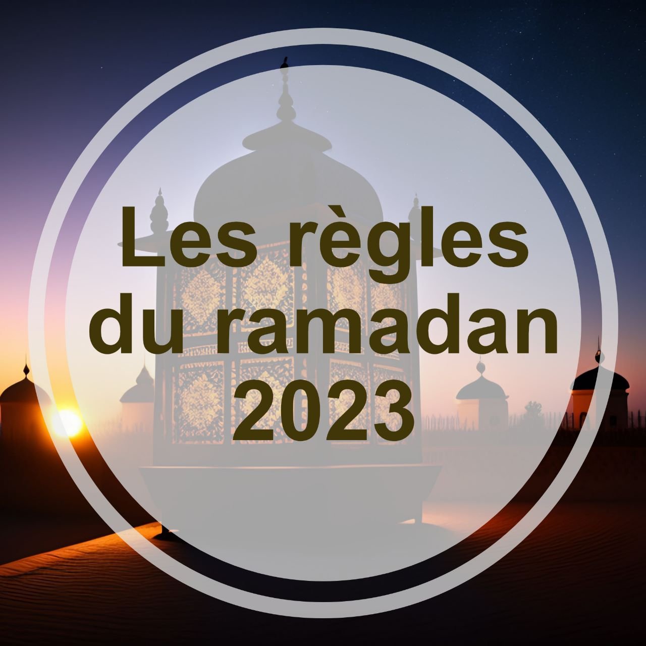 Horaires de prières Ramadan 2023